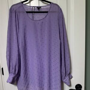 Torrid Lavender Polka Dot Blouse